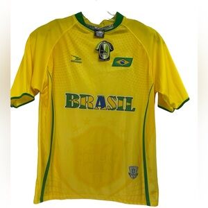 Drako Brasil‎ Sz Large Yellow Soccer Jersey (B43) NWTs